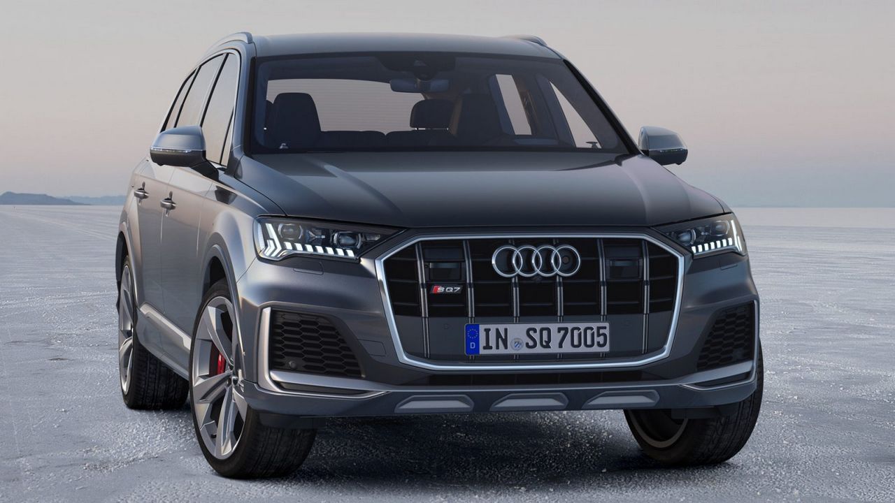 Audi q7 2020 матричные фары